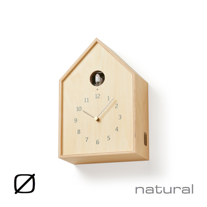 LEMNOS レムノス Birdhouse Clock バードハウスクロック ナチュラル ブラウン NY16-12 カッコー時計 掛け時計 W181/H268mm