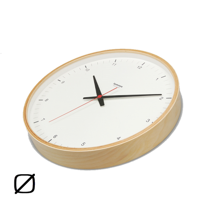 LEMNOS レムノス CASA Plywood clock カーサ プライウッドクロック T1-017(1) 掛け時計 直径30.5cm