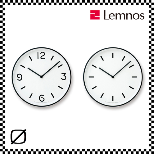 LEMNOS レムノス MONO Clock モノクロック ライン ナンバー NY10-20 掛け時計 直径25.6cm