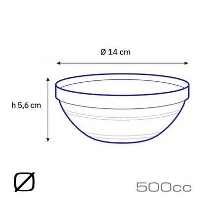 DULAREX デュラレックス リススタックボウル 36cc 70cc 120cc 200cc 310cc 500cc 970cc 強化ガラス 電子レンジ可/食洗機可