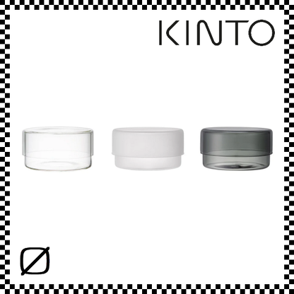 KINTO キントー SCHALE シャーレ 55mm クリア スモーク ブラックスモーク 耐熱ガラス製