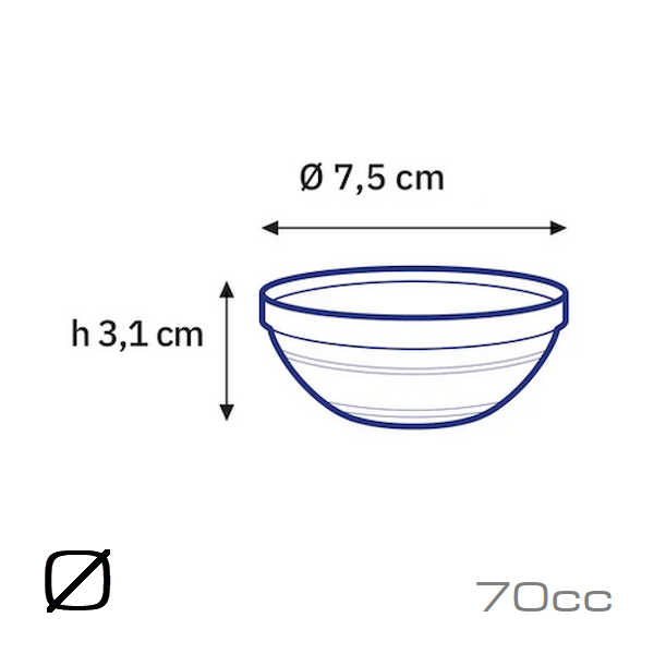 DULAREX デュラレックス リススタックボウル 36cc 70cc 120cc 200cc 310cc 500cc 970cc 強化ガラス 電子レンジ可/食洗機可