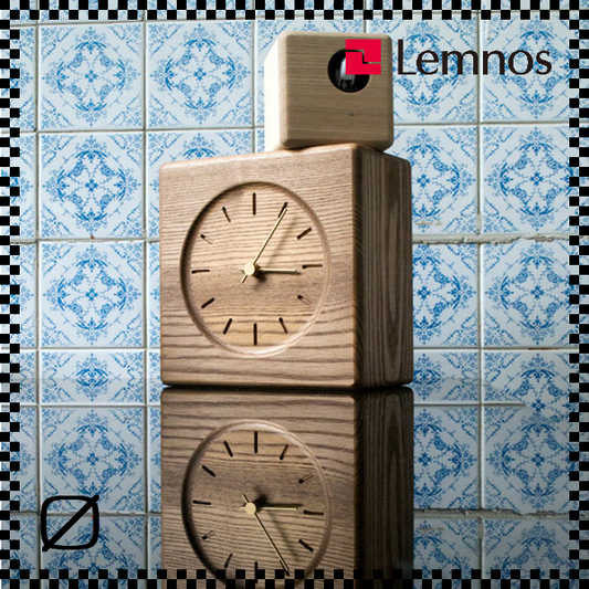 LEMNOS レムノス Cubist Cuckoo Clock キュビストカッコークロック ナチュラル ホワイト GTS19-04 掛け時計 カッコー時計 W8.9cm