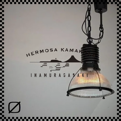 HERMOSA ハモサ BYRON GLASS LAMP バイロングラスランプ CMG-003 1灯 W300mm/H355mm ペンダントランプ