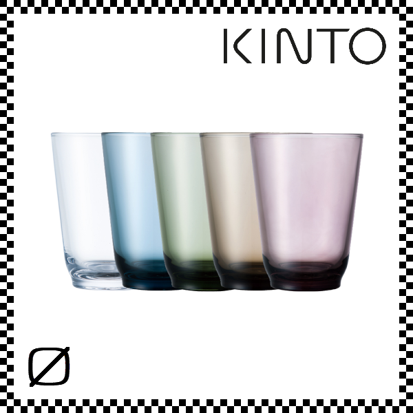 KINTO キントー HIBI ヒビ タンブラー 360ml 5カラー クリア ブルー グリーン ブラウン パープル 食洗機使用可