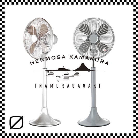 HERMOSA ハモサ RETRO FAN FLOOR レトロファンフロア RF-0213 2カラー 扇風機 4枚羽