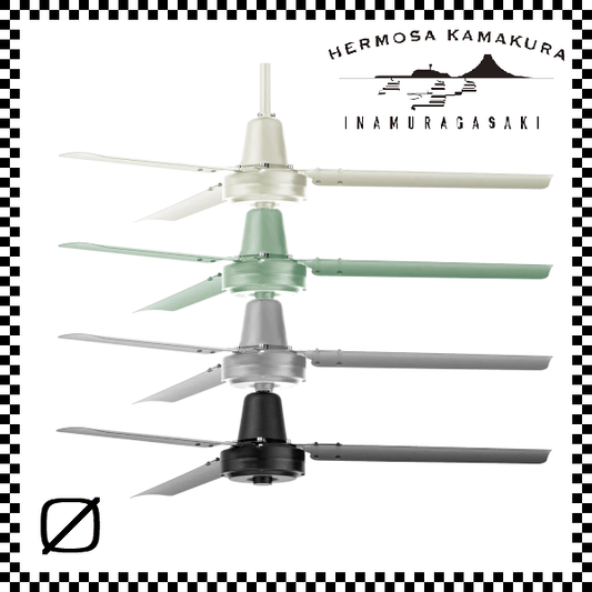 HERMOSA ハモサ MONICA CEILING FAN モニカシーリングファン CF-004DC 3カラー 3枚羽 照明なし