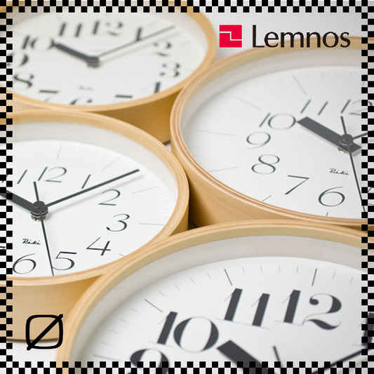 LEMNOS レムノス RIKI CLOCK リキクロック 一部電波時計 掛け時計 直径20.3cm/25.4cm/30.5cm/35.4cm