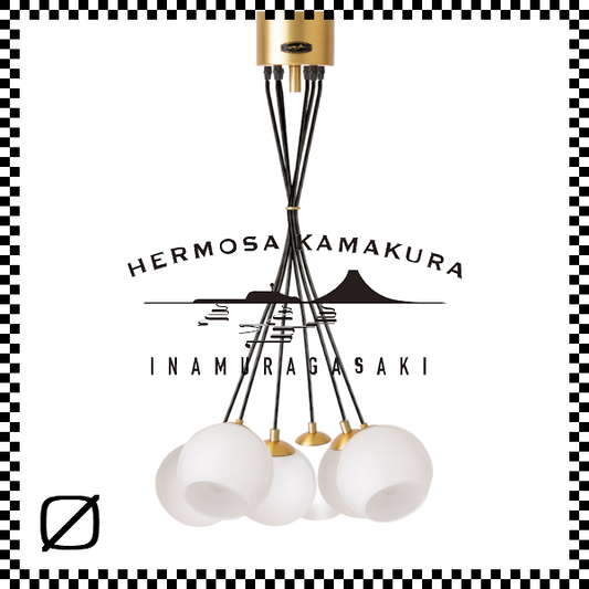 HERMOSA ハモサ SAN MARCO6 サンマルコ6 CS-022 6灯 W600mm～/H840mm ペンダントランプ