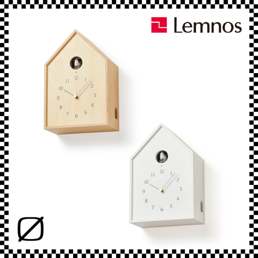 LEMNOS レムノス Birdhouse Clock バードハウスクロック ナチュラル ブラウン NY16-12 カッコー時計 掛け時計 W181/H268mm